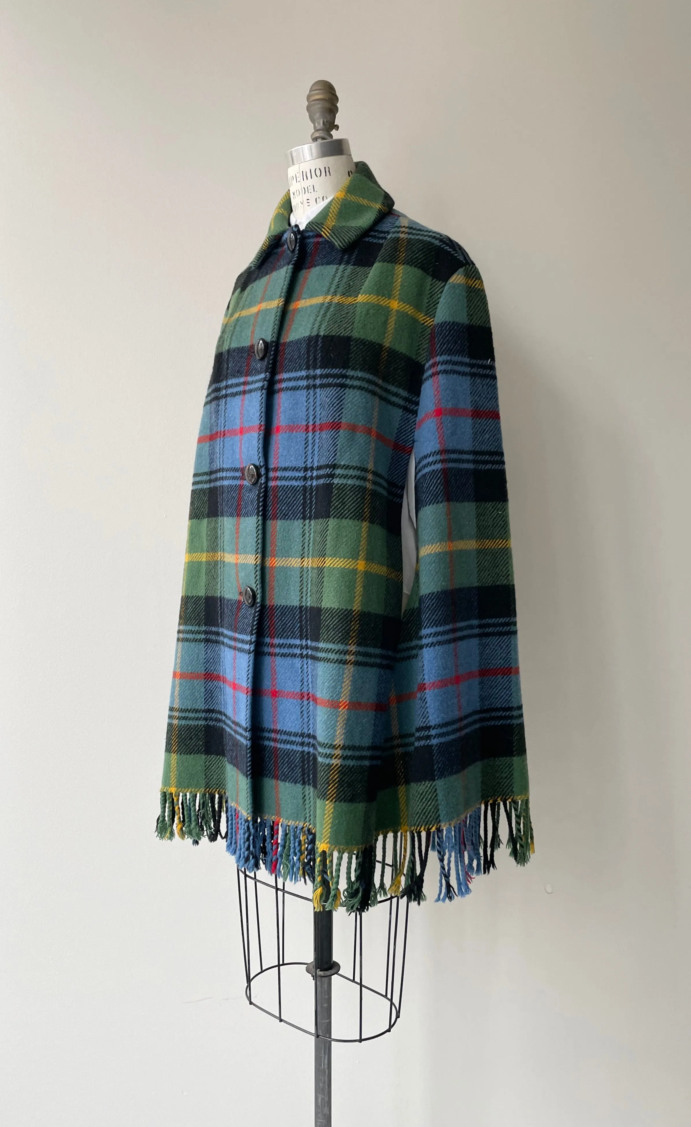 1950s MacNeil Tartan Wool Cape