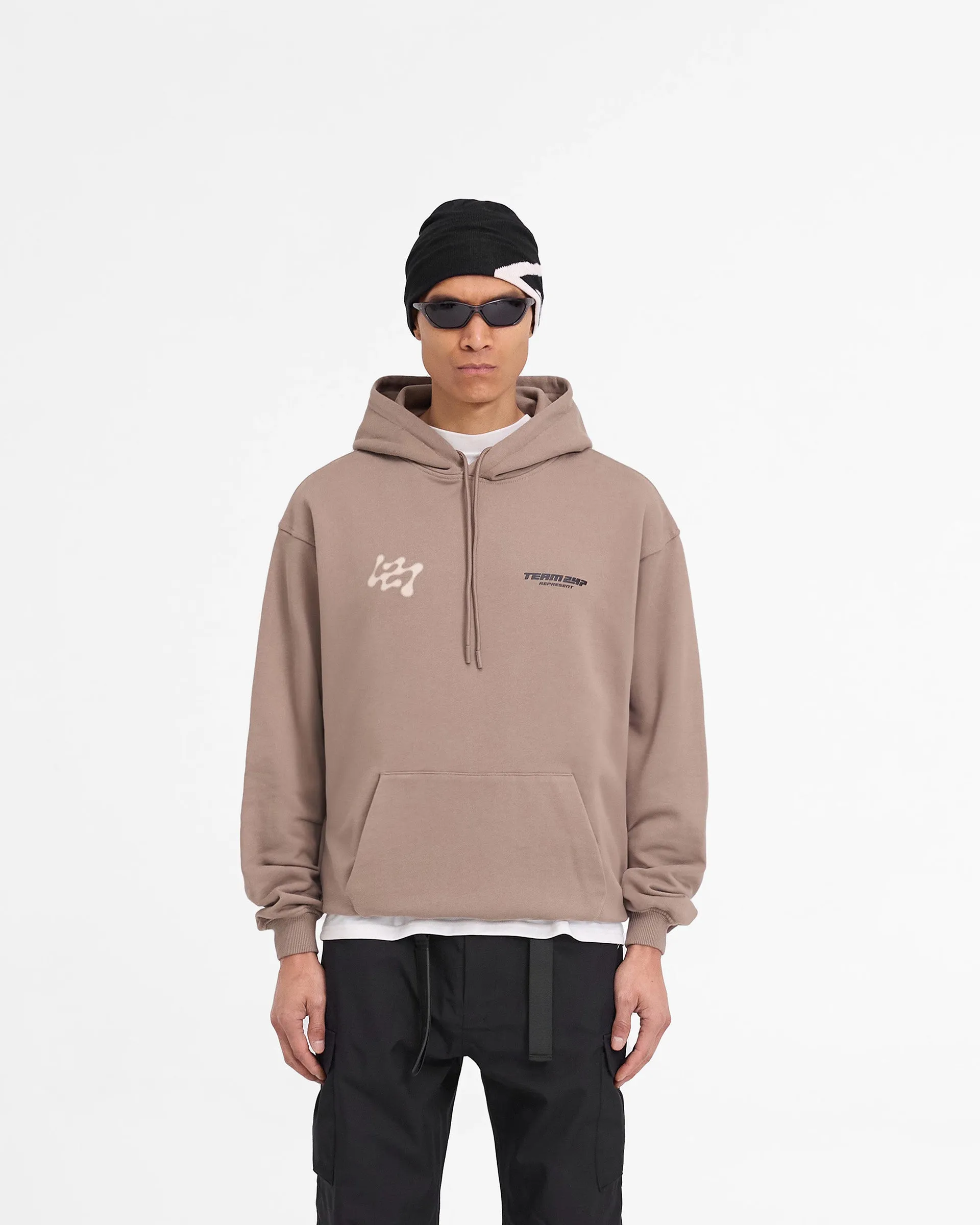 247 Future Terrains Oversized Hoodie - Umber