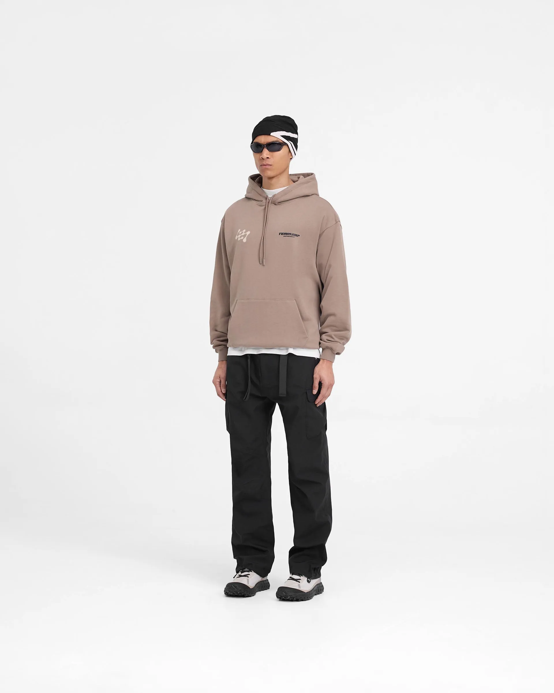 247 Future Terrains Oversized Hoodie - Umber