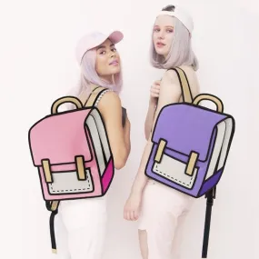 2d CARTOON REALITY BACKPACK