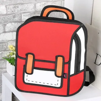 2d CARTOON REALITY BACKPACK