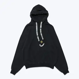 30/-SWT Knit DRAGON Hoodie SWT - Black