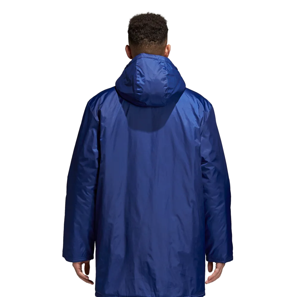 Adidas Adult Core 18 Stadium Jacket (Dark Blue/White)