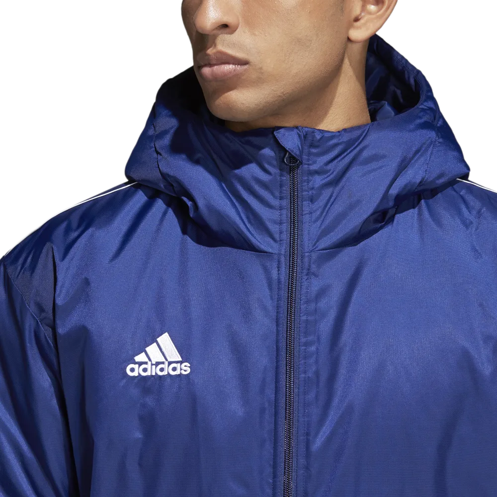 Adidas Adult Core 18 Stadium Jacket (Dark Blue/White)