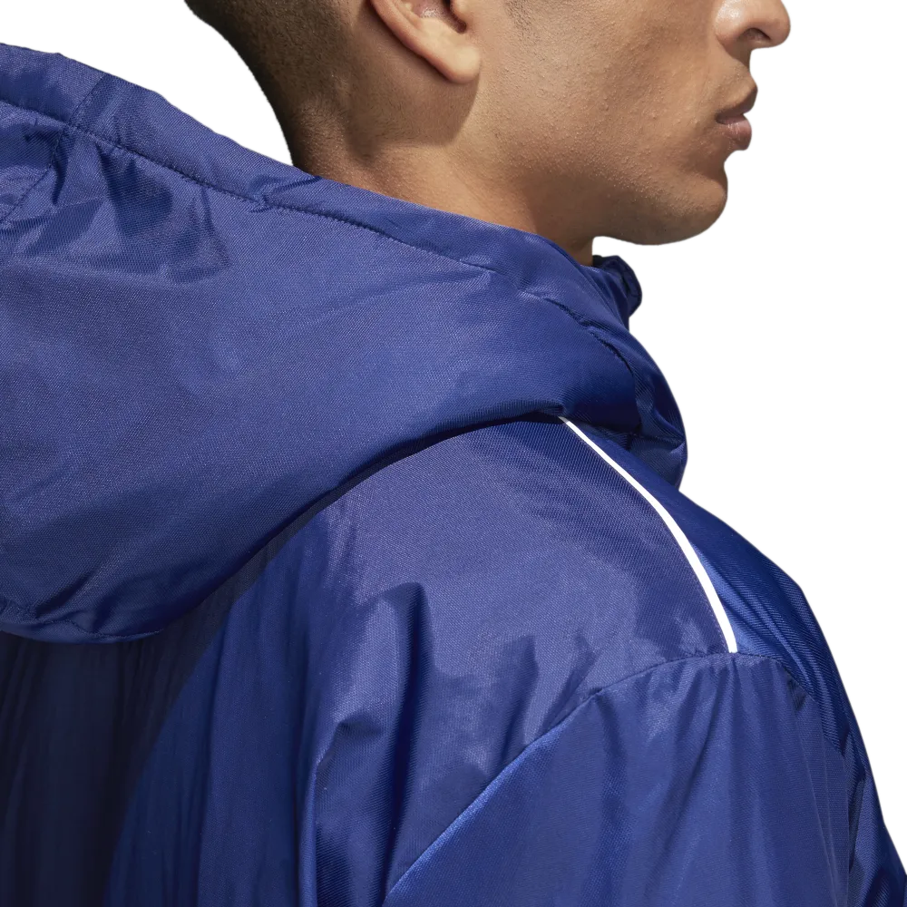 Adidas Adult Core 18 Stadium Jacket (Dark Blue/White)