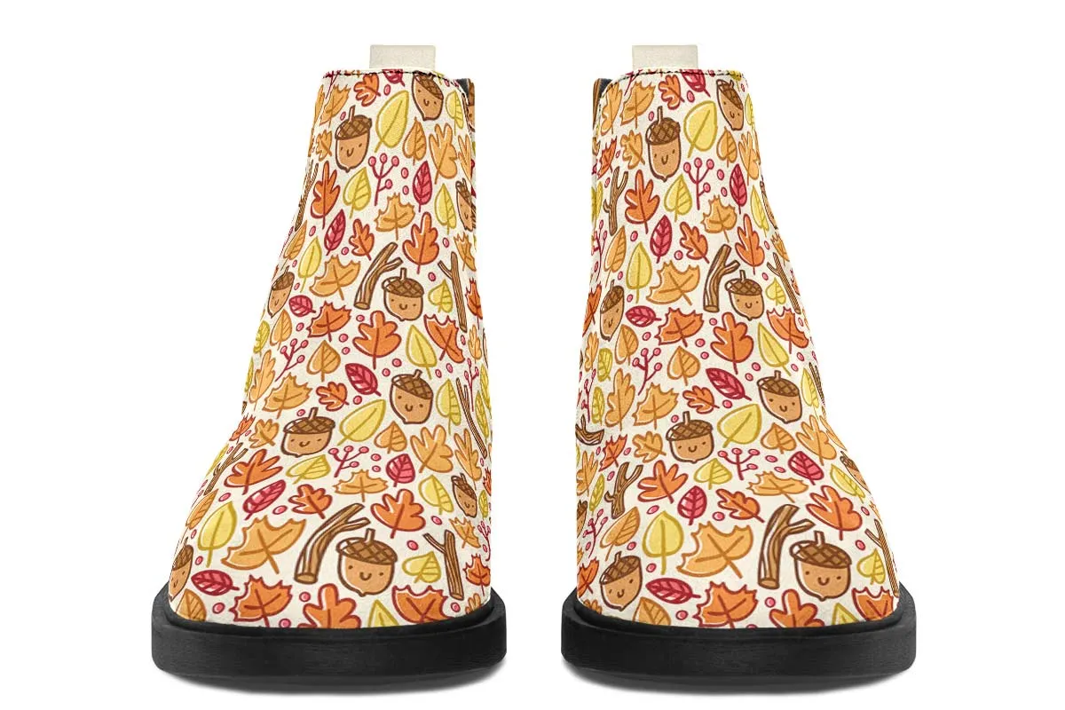 Adorable Autumn Pattern Neat Vibe Boots