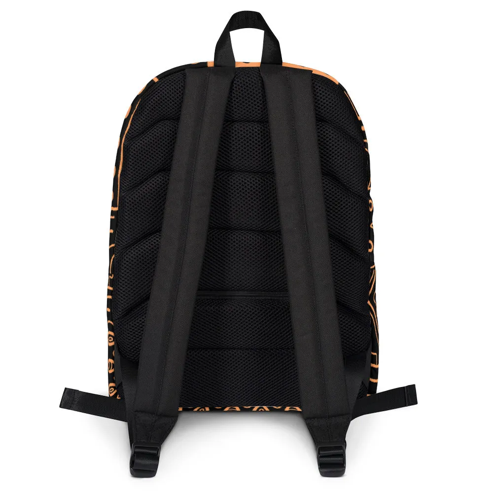 African Mudcloth Print Backpack