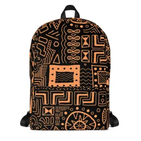 African Mudcloth Print Backpack