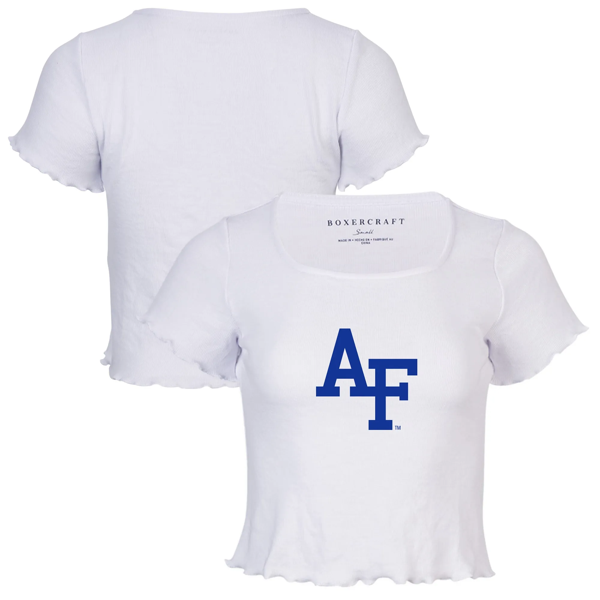 Air Force Falcons Women's White Baby Top T-Shirt