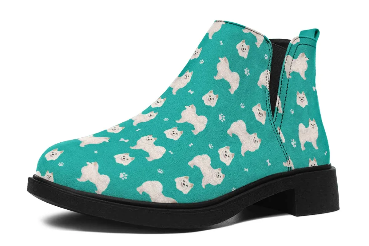 American Eskimo Pattern Neat Vibe Boots