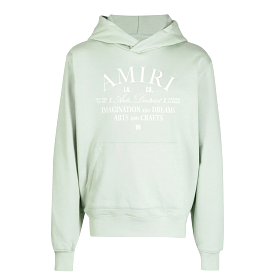 AMIRI ARTS DISTRICT HOODIE - FROSTY GREEN