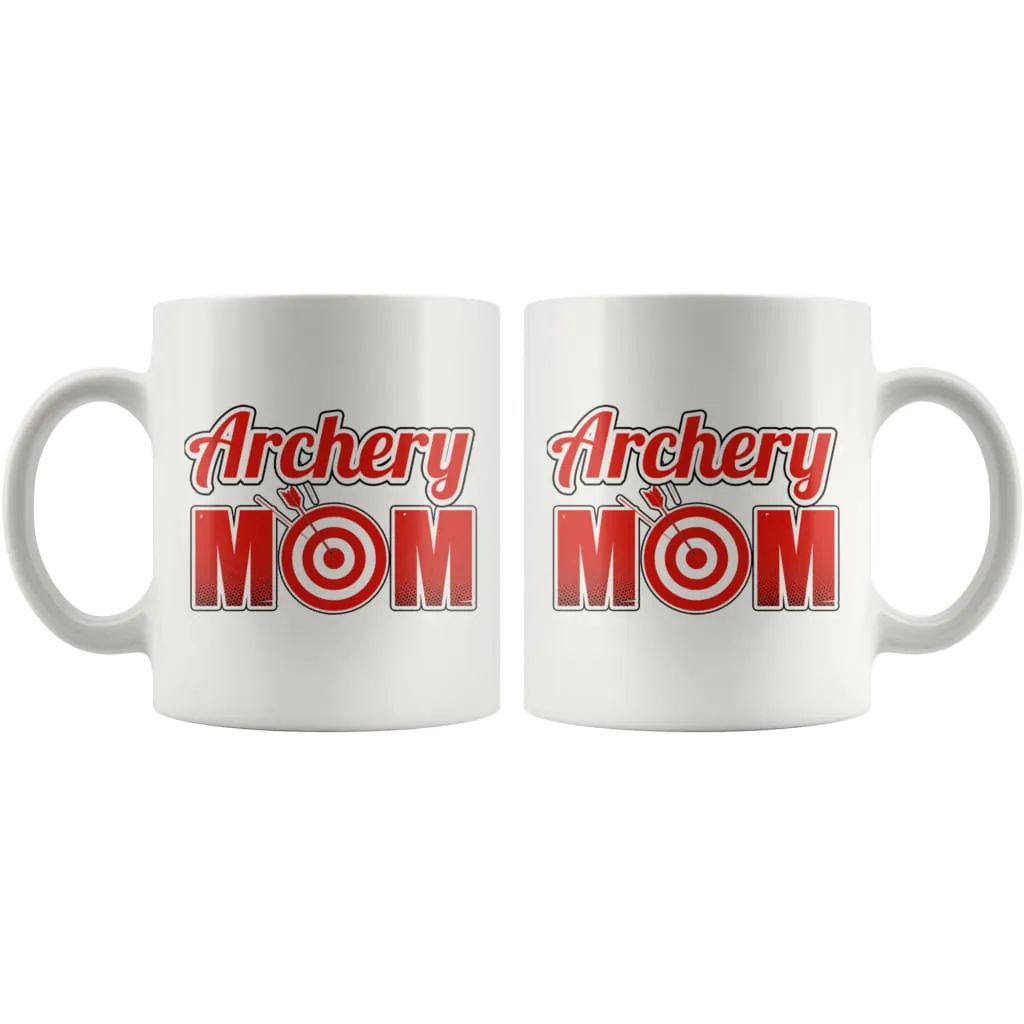 Archery Mug Archery Mom 11oz White Coffee Mugs