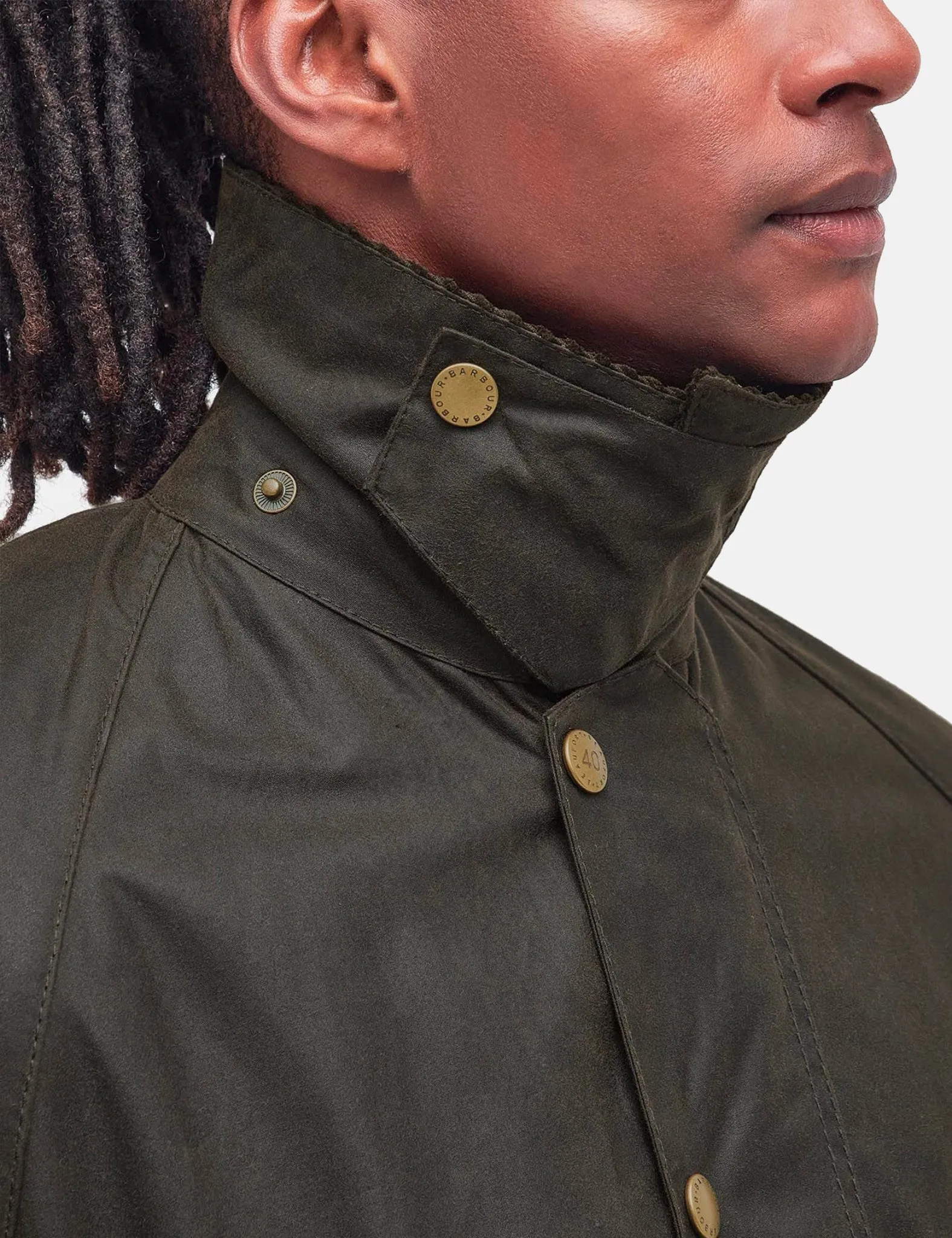 Barbour 40th Anniversary Beaufort Wax Jacket - Olive Green