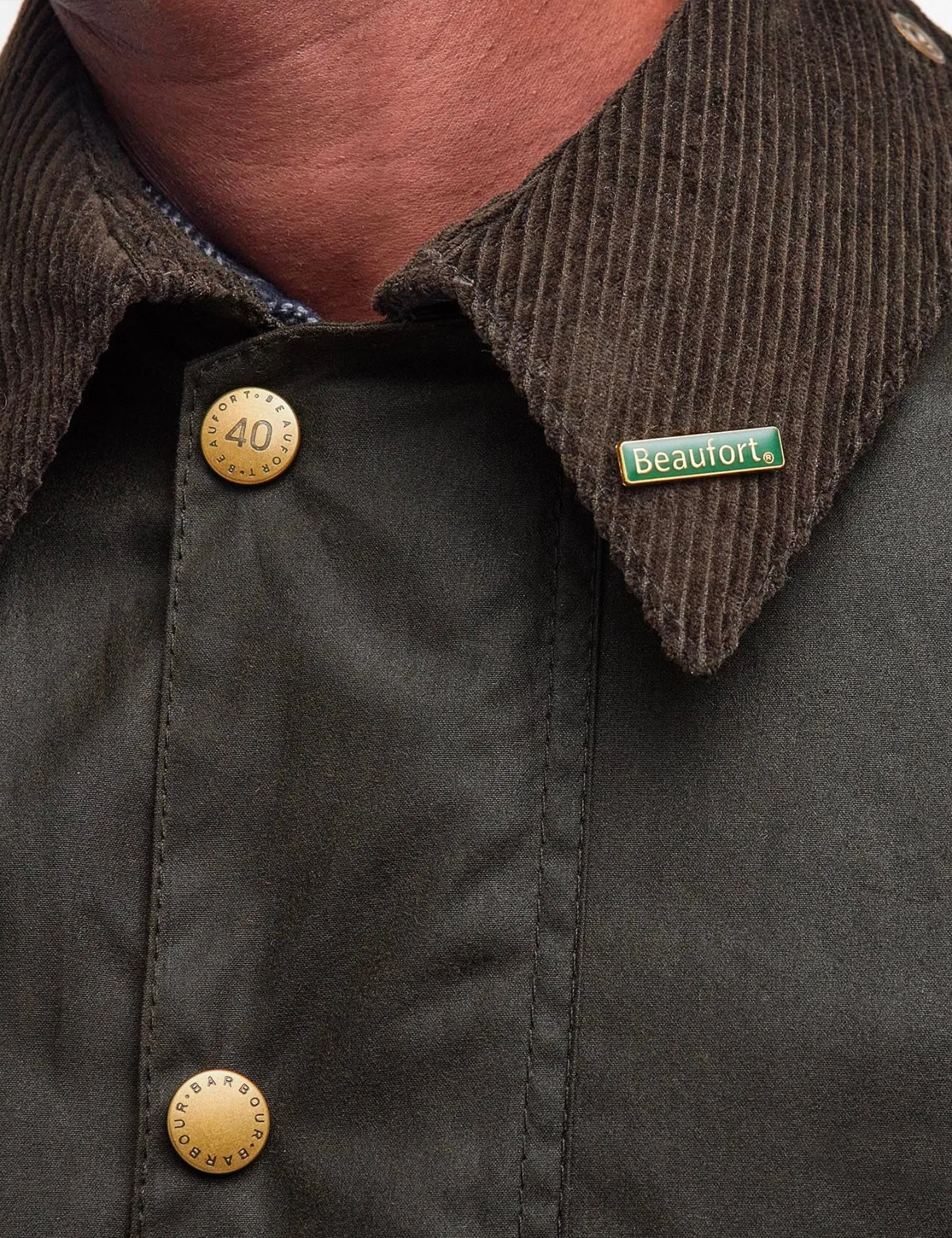 Barbour 40th Anniversary Beaufort Wax Jacket - Olive Green