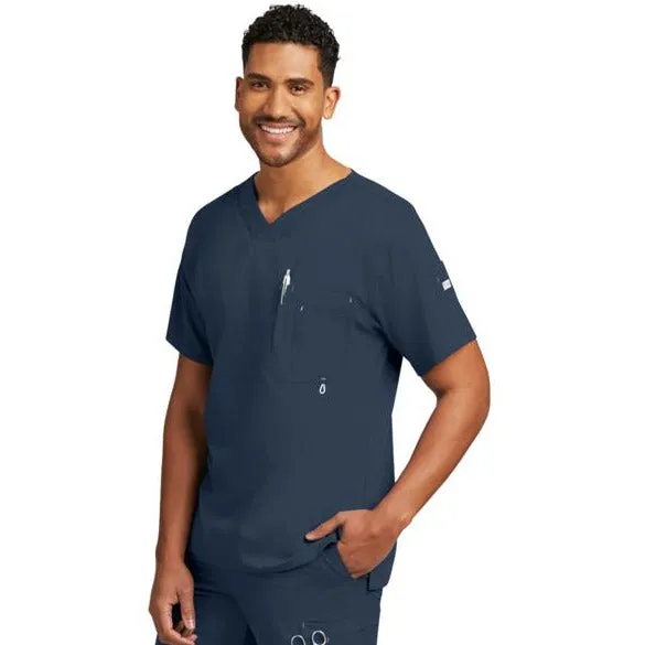 Barco Grey's Anatomy Classic Men's Open V-Neck Top