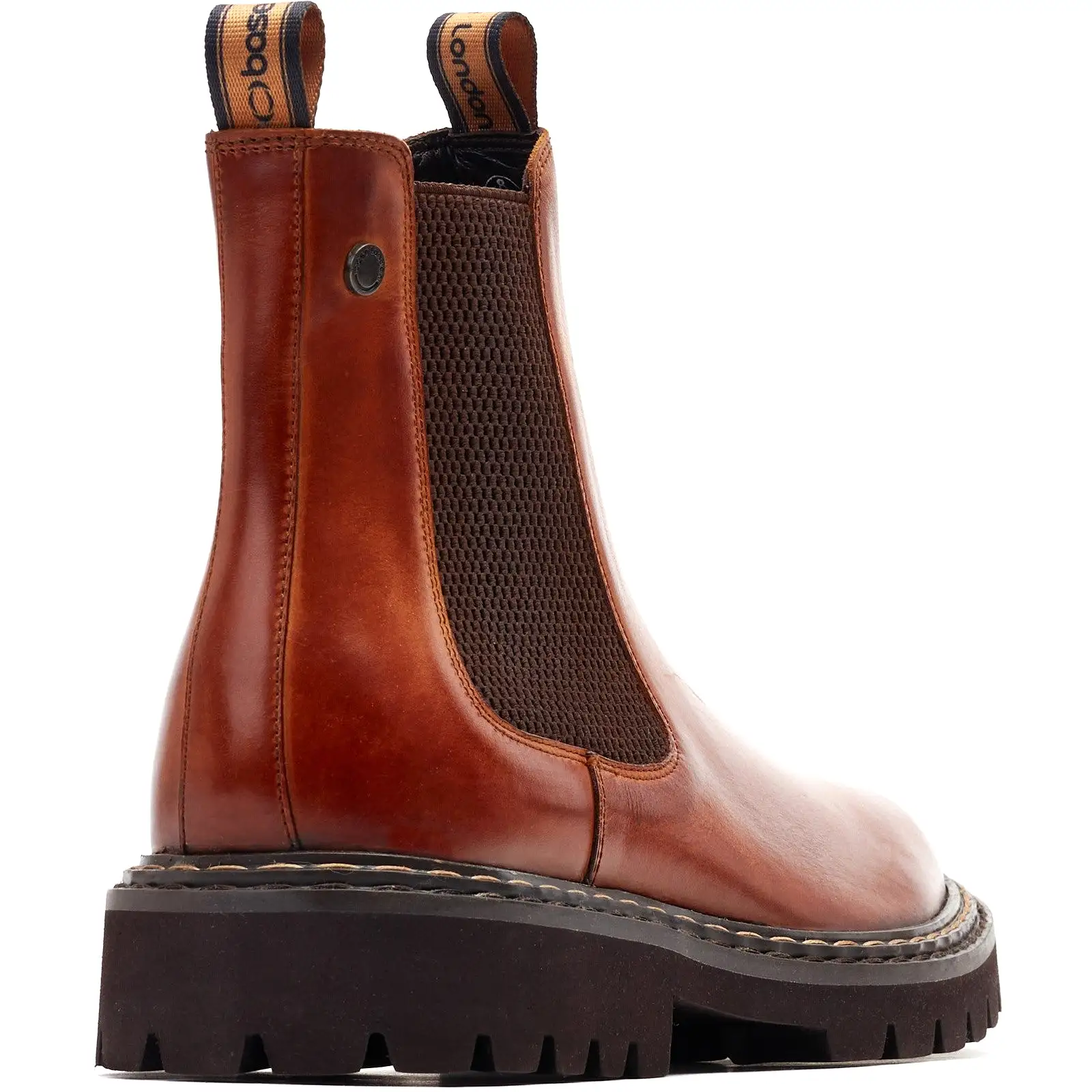 Base London Utah Mens Leather Chelsea Boot