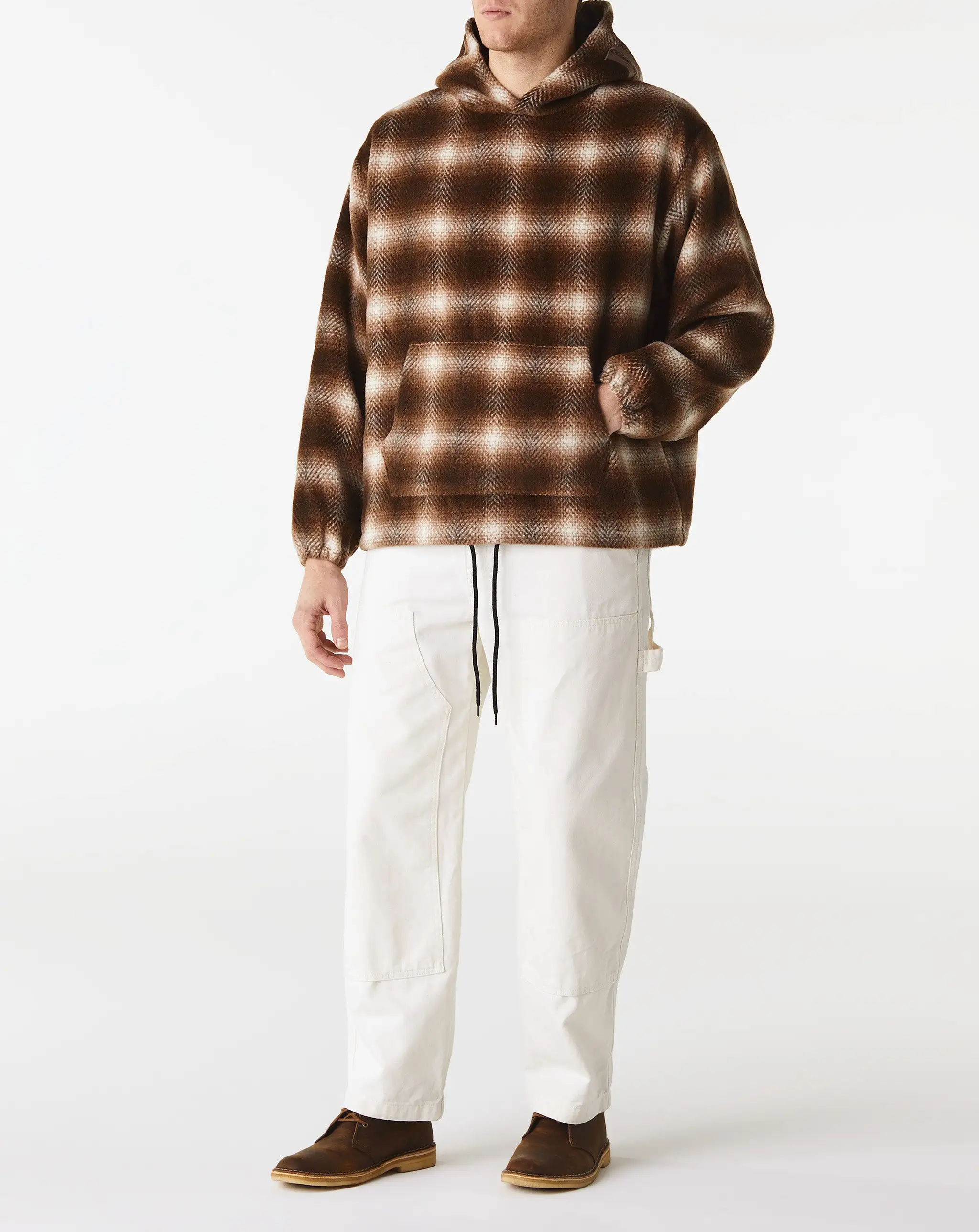 Beyond Plaid Woven Hoodie