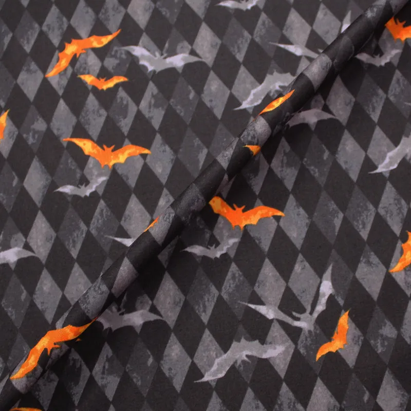 Black Halloween Craft Cotton - Swooping