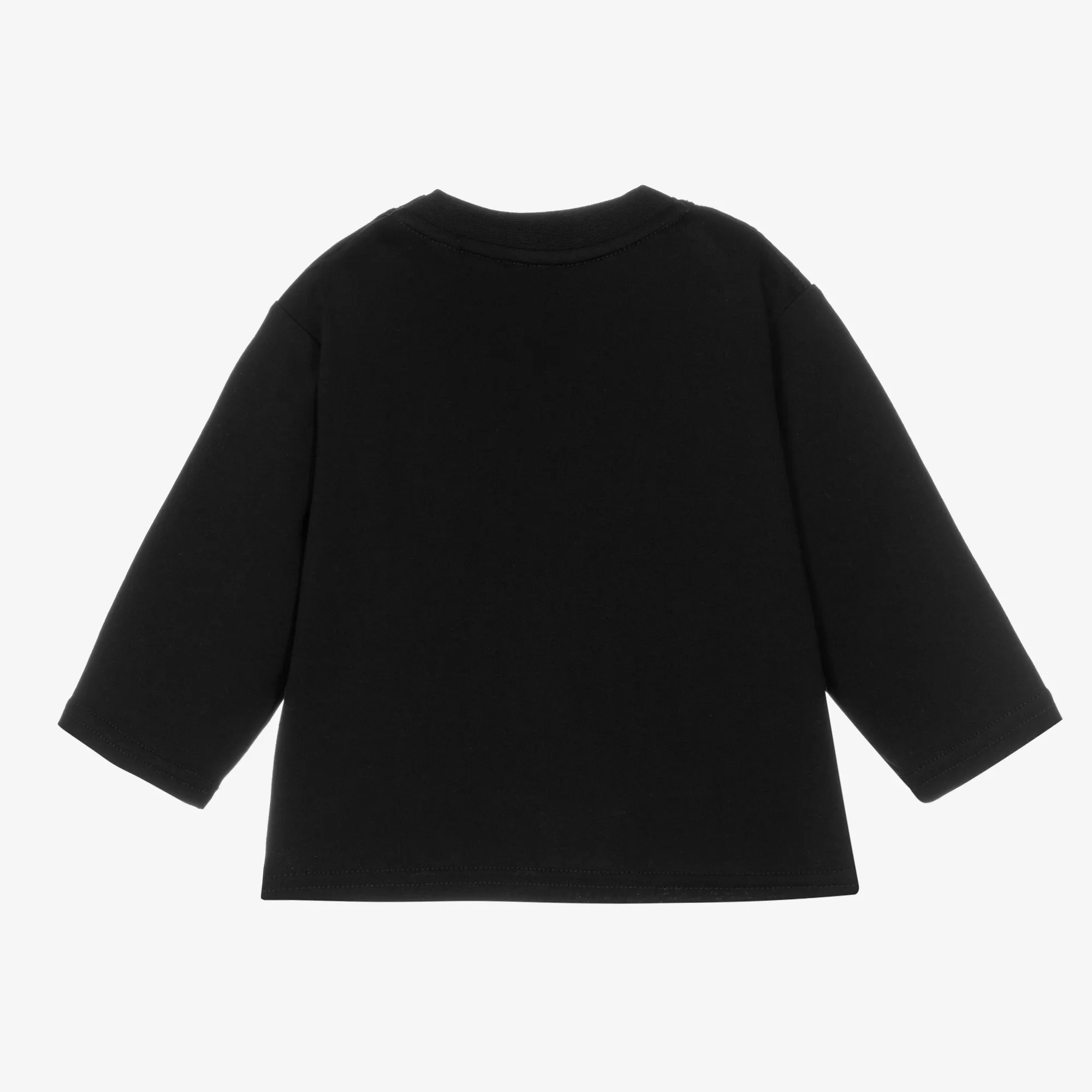 Black Logo Sketch Baby Top