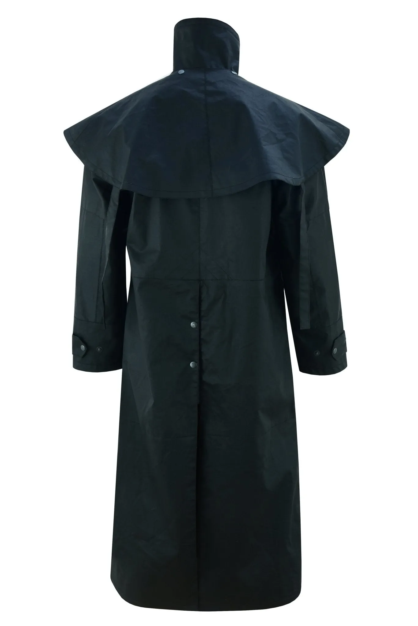 Black Unisex Duster Waterproof Long Coat Countrywear