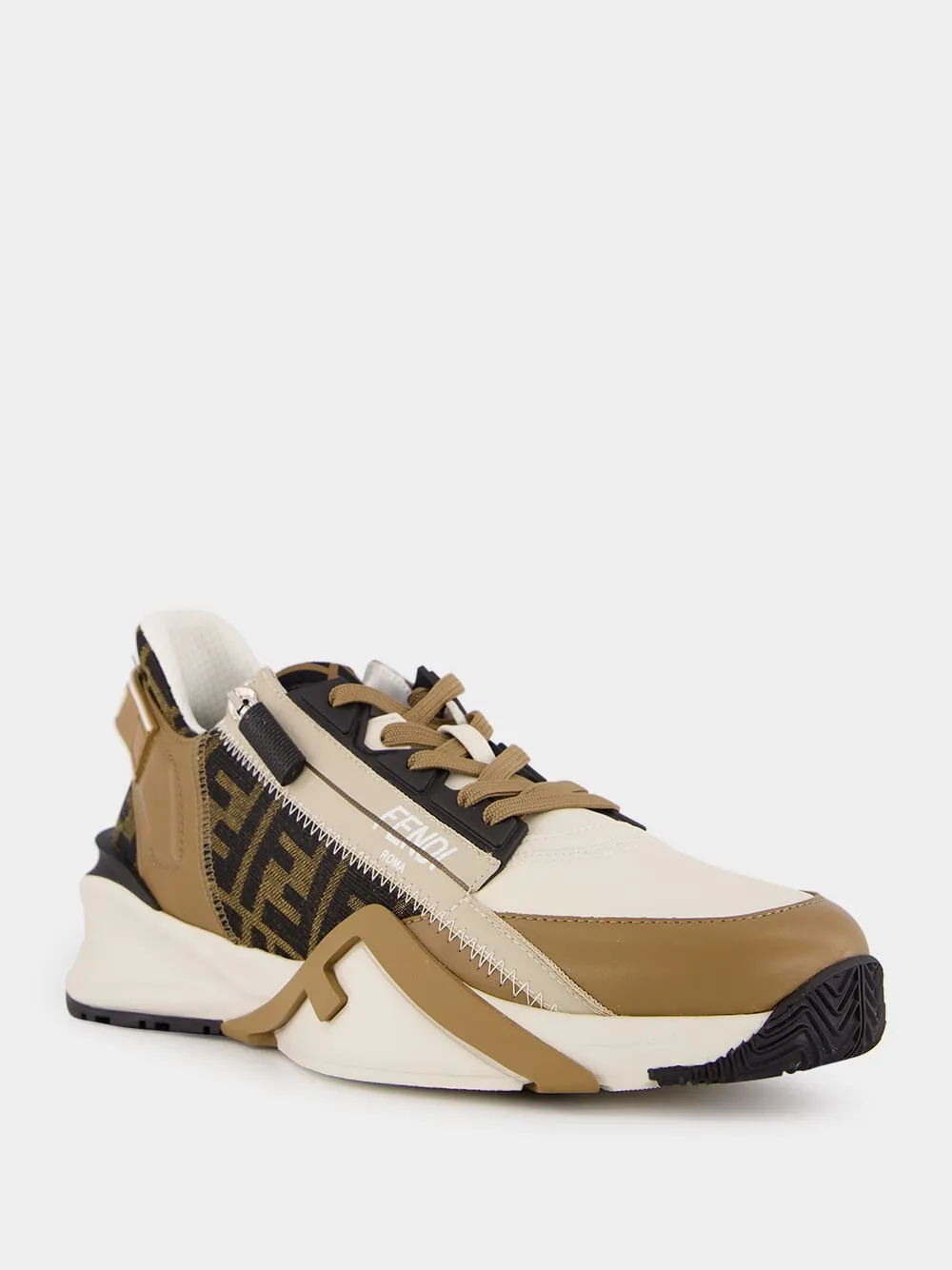 Brown Fendi Flow Sneakers