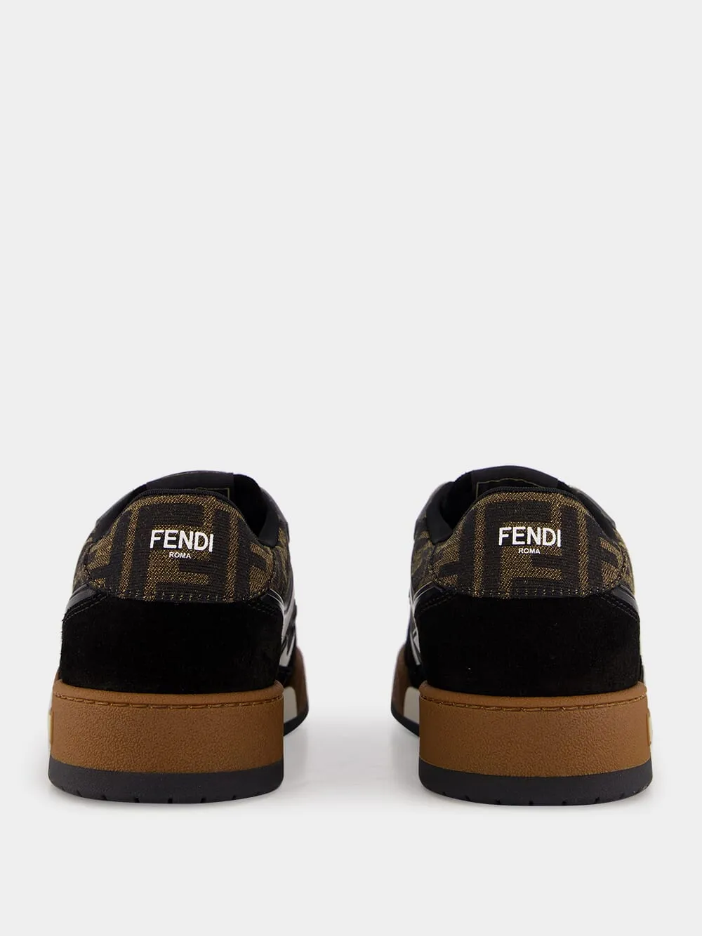 Brown Fendi Match Sneakers