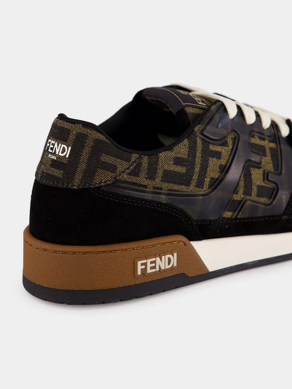 Brown Fendi Match Sneakers