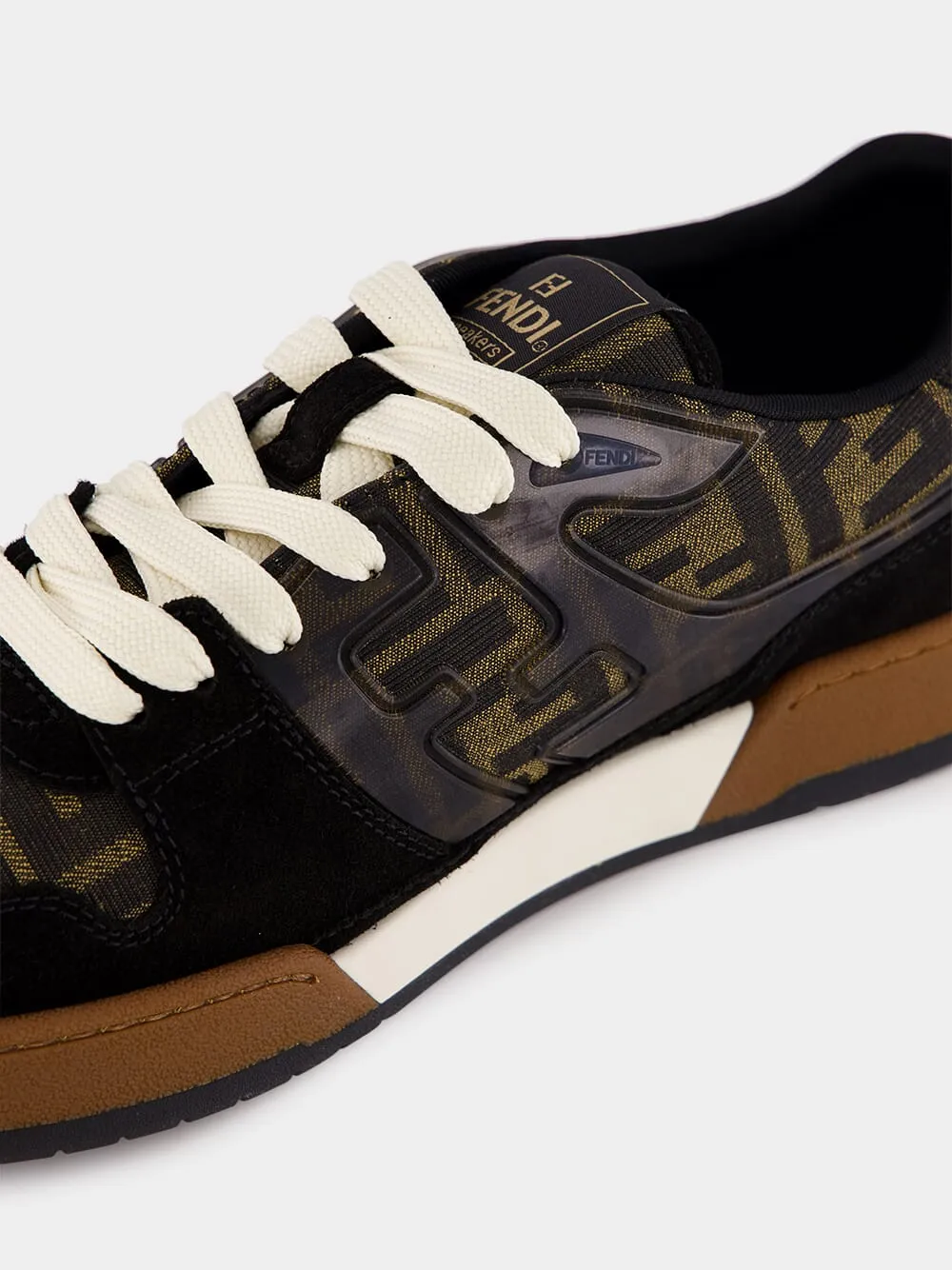 Brown Fendi Match Sneakers