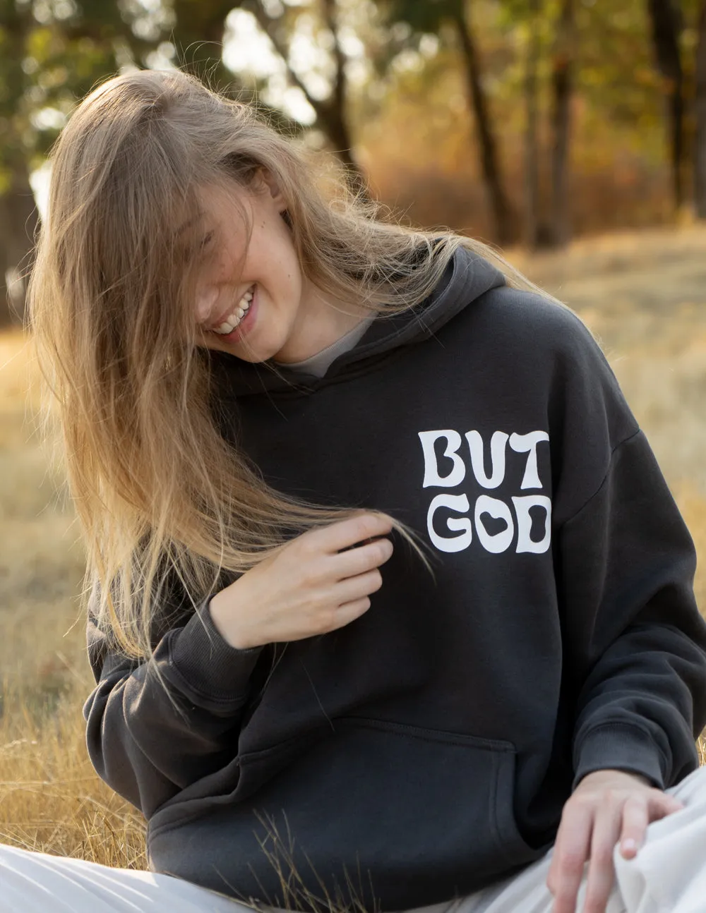 But God Grey Unisex Hoodie