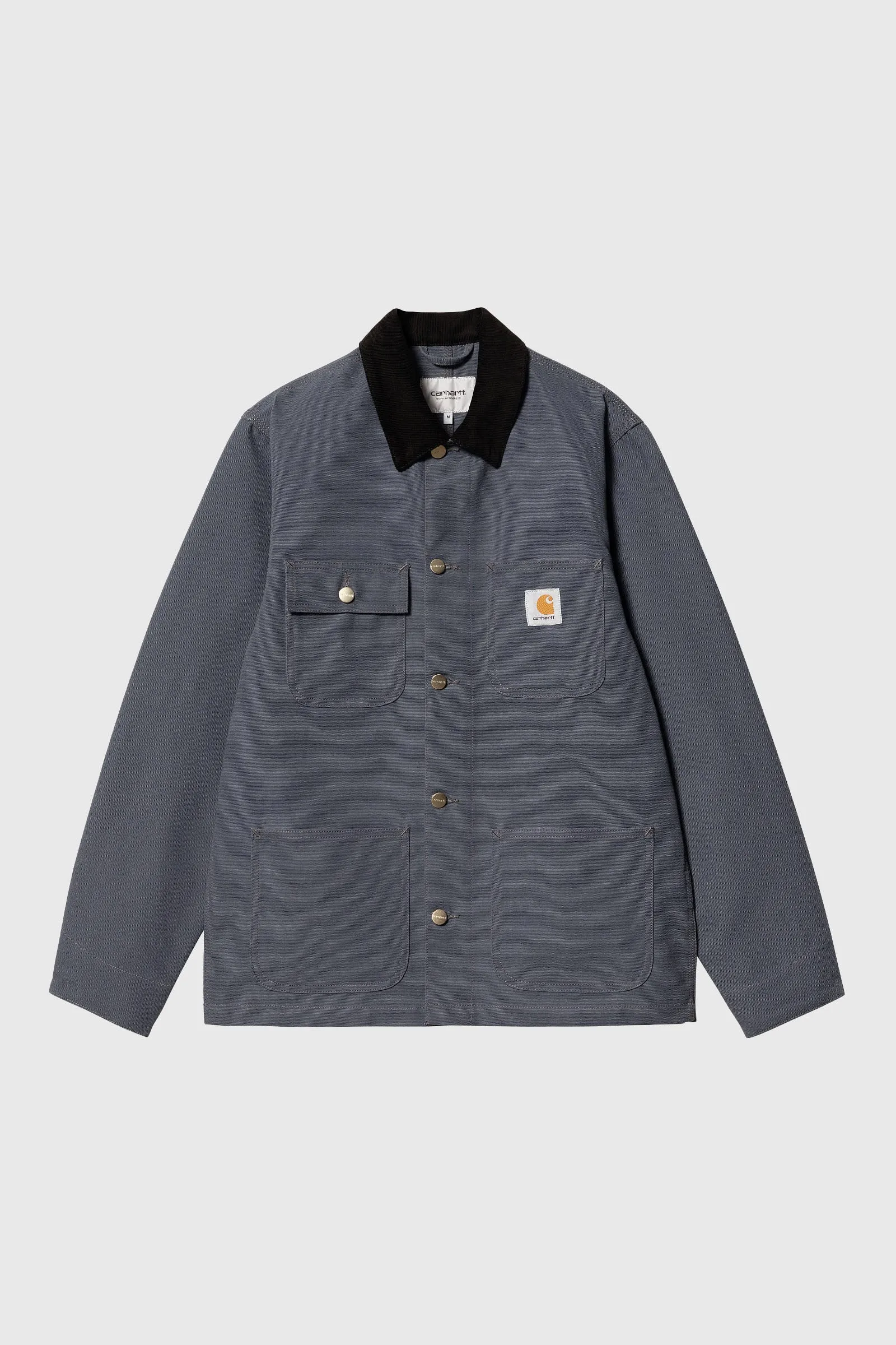 Carhartt WIP Overshirt Michigan Coat Cotone Avio