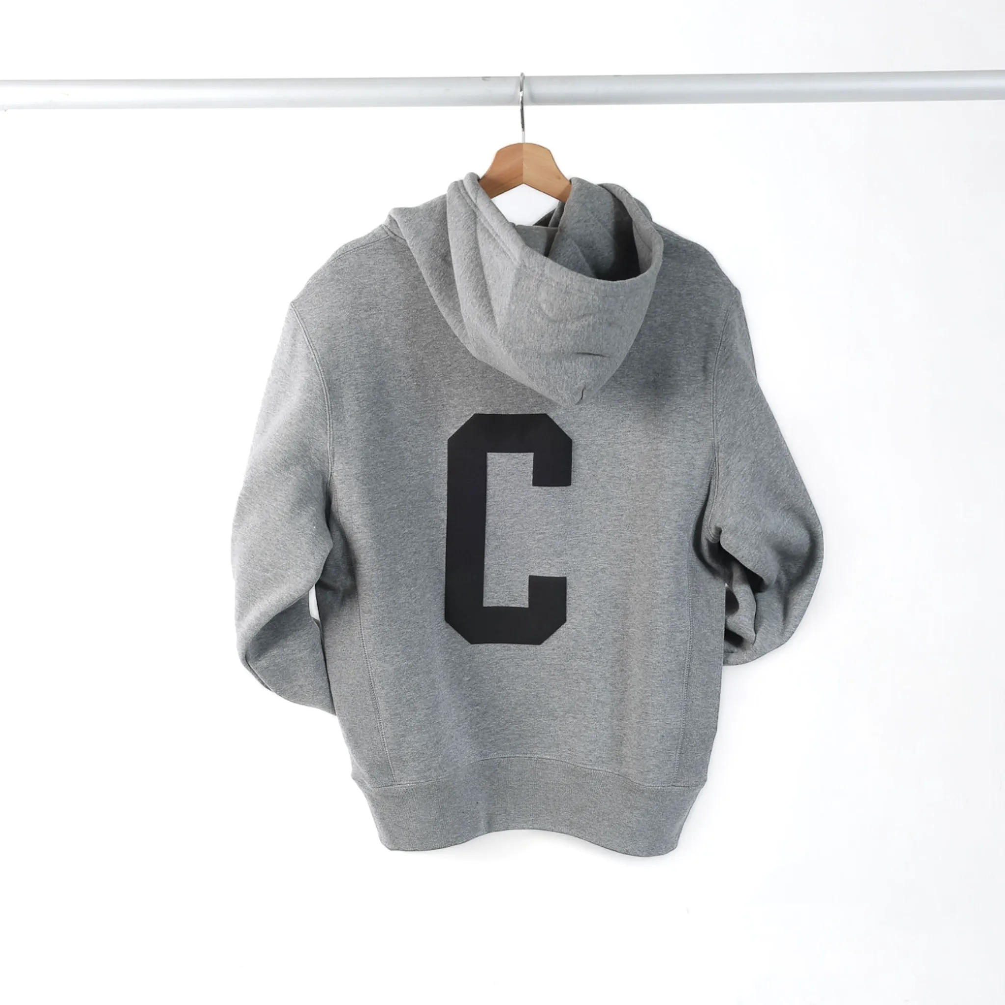 Classic HEAVY Pull Over Hooded Sweatshirt : GREY