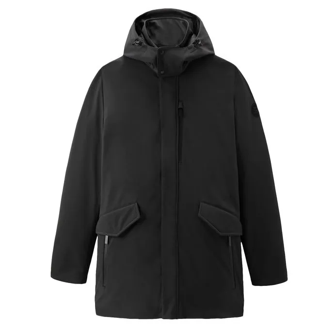 COAT BARROW MAC SOFT SHELL Man Black