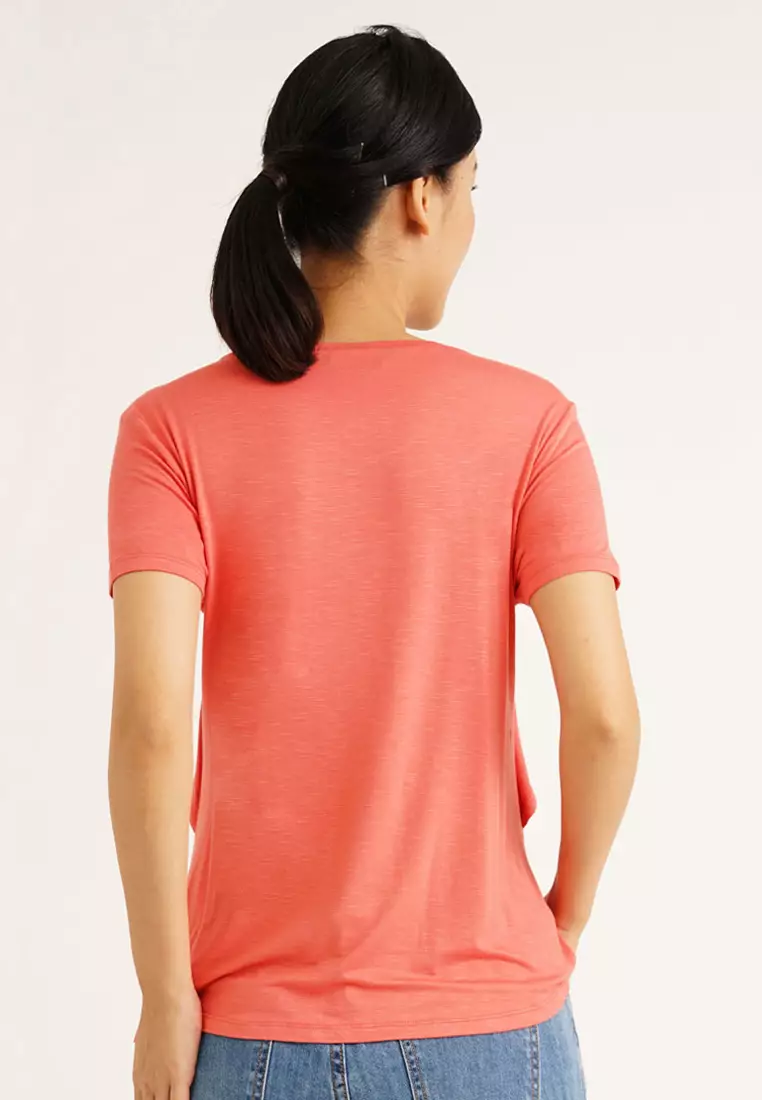 Coral Maternity S/S Nursing Top