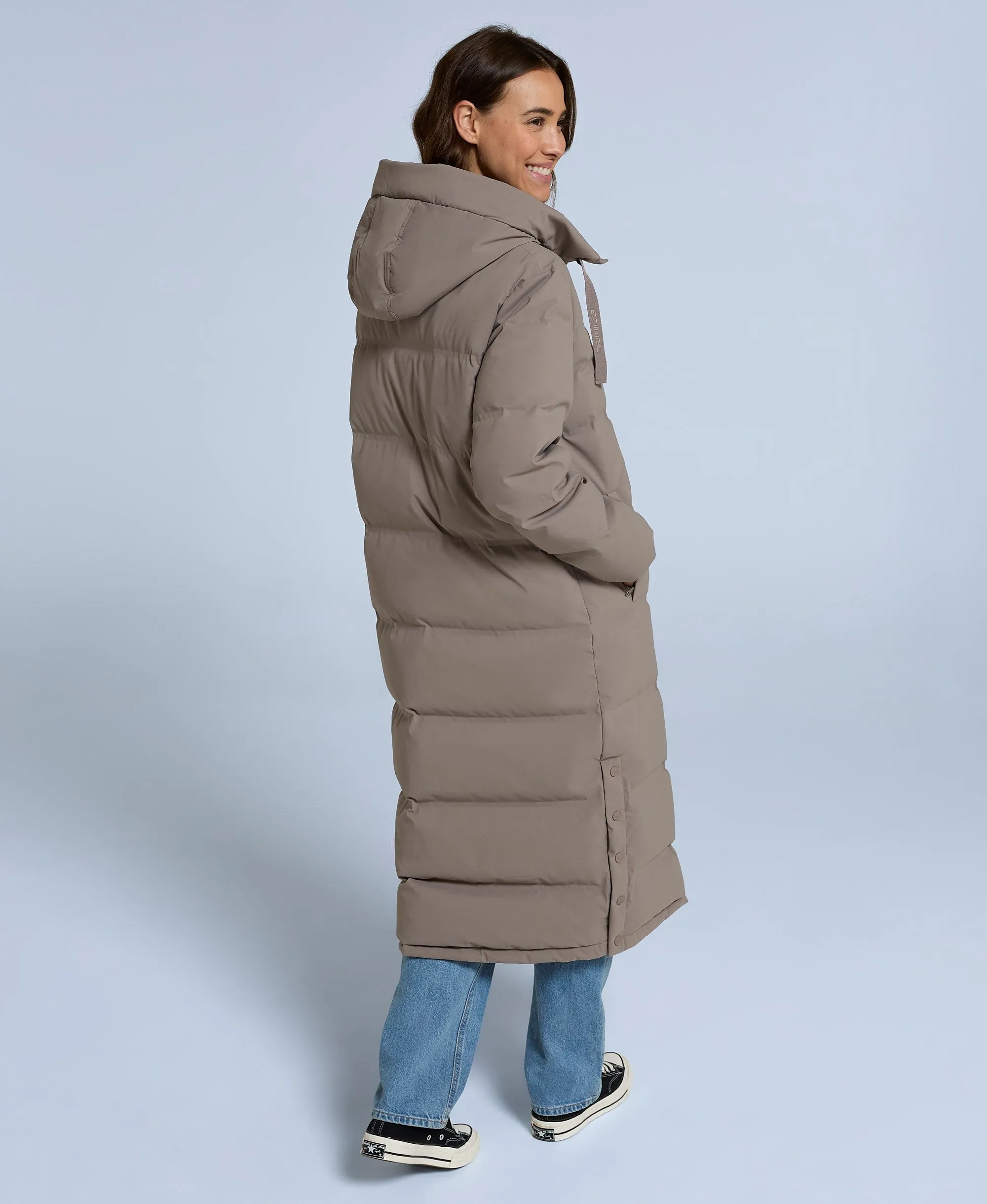 Cosi Cloud Womens RDS Down Coat - Taupe