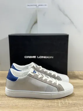 Crime London Sneaker Uomo Low Top Essential Pelle Casual Men Shoes 45