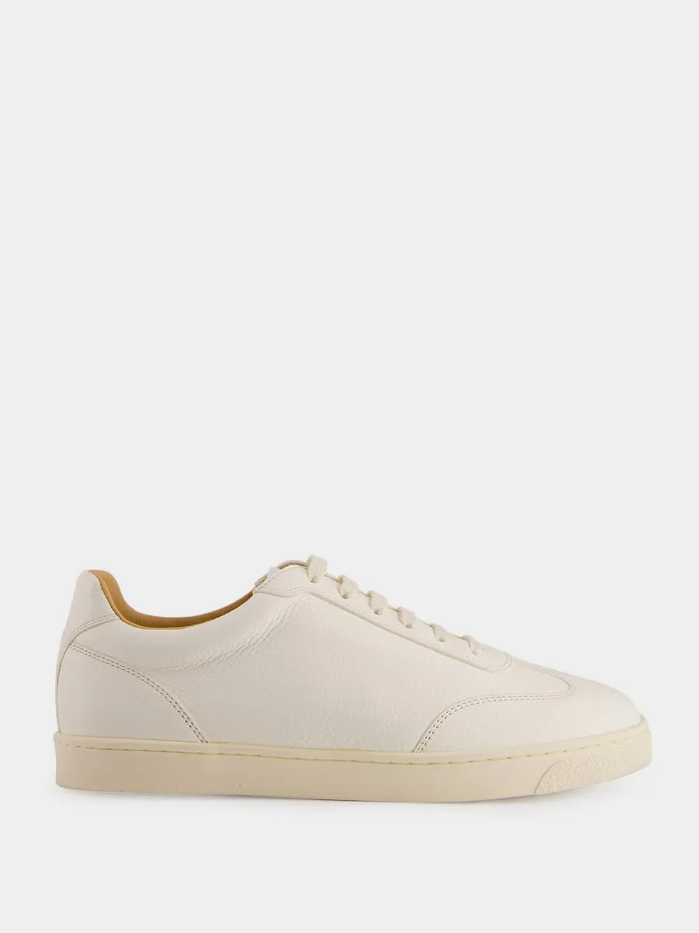 Deerskin Sneakers with Natural Rubber Sole