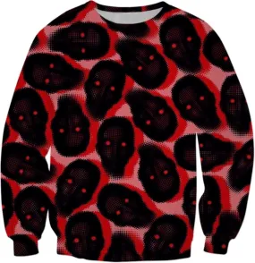 Demon Eyes All Over Print Halloween Sweatshirt