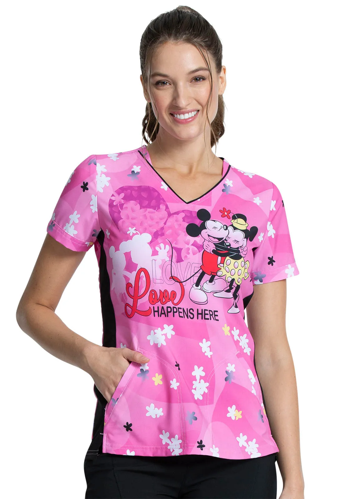 Disney  V-Neck Top in Love Happens