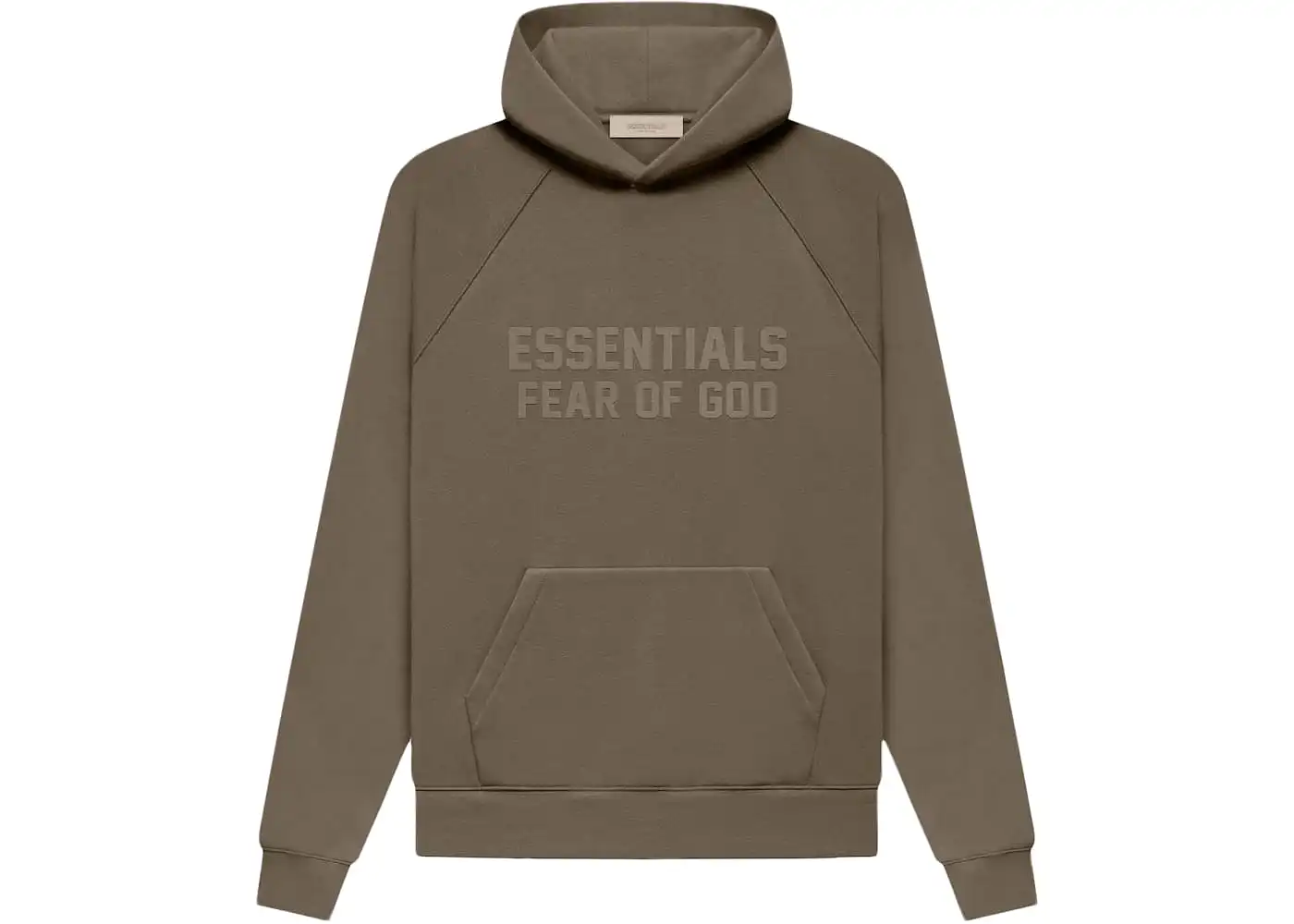 Fear of God Essentials Hoodie Wood