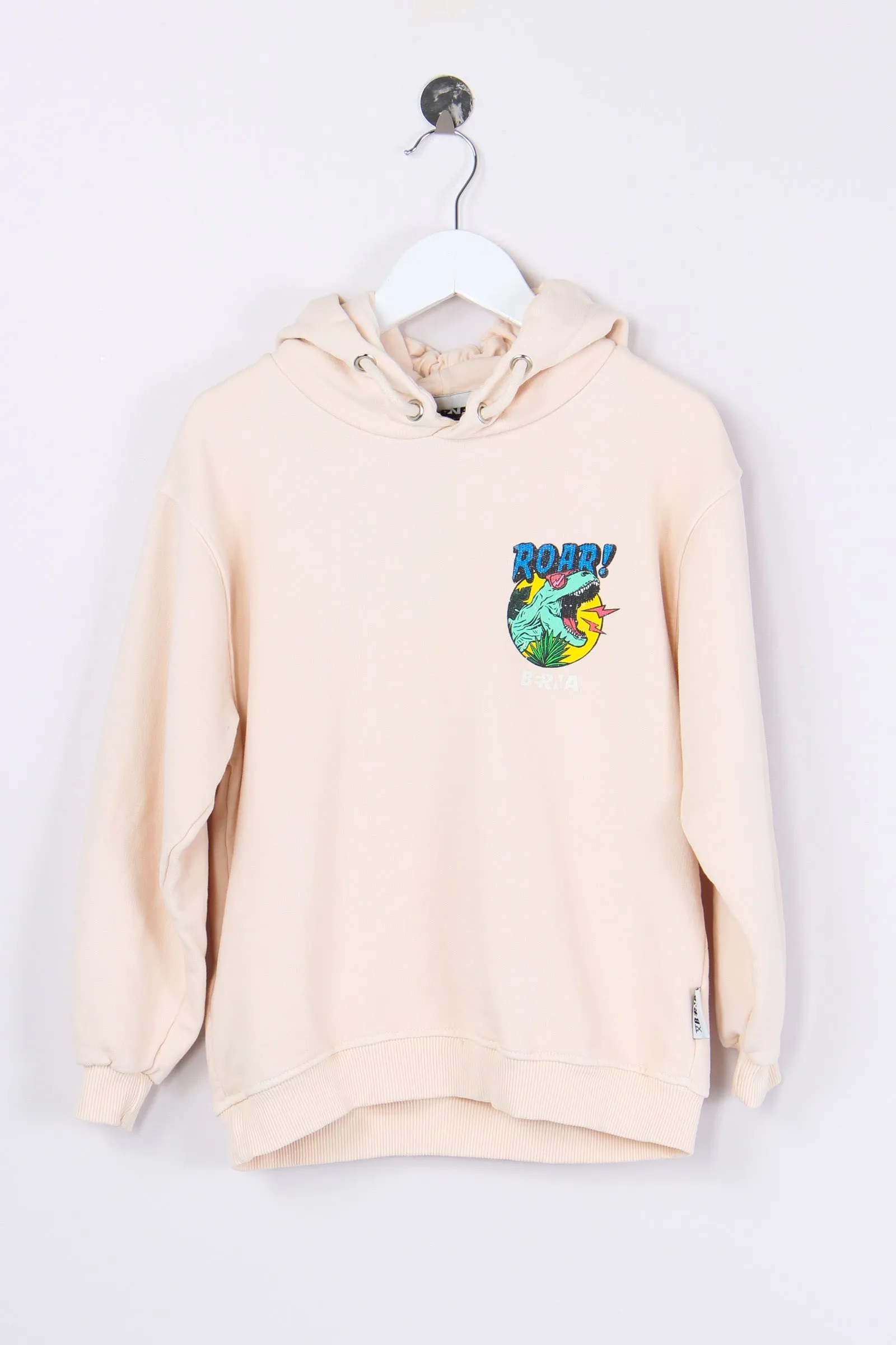 Felpa Hoodie T-rex Crema