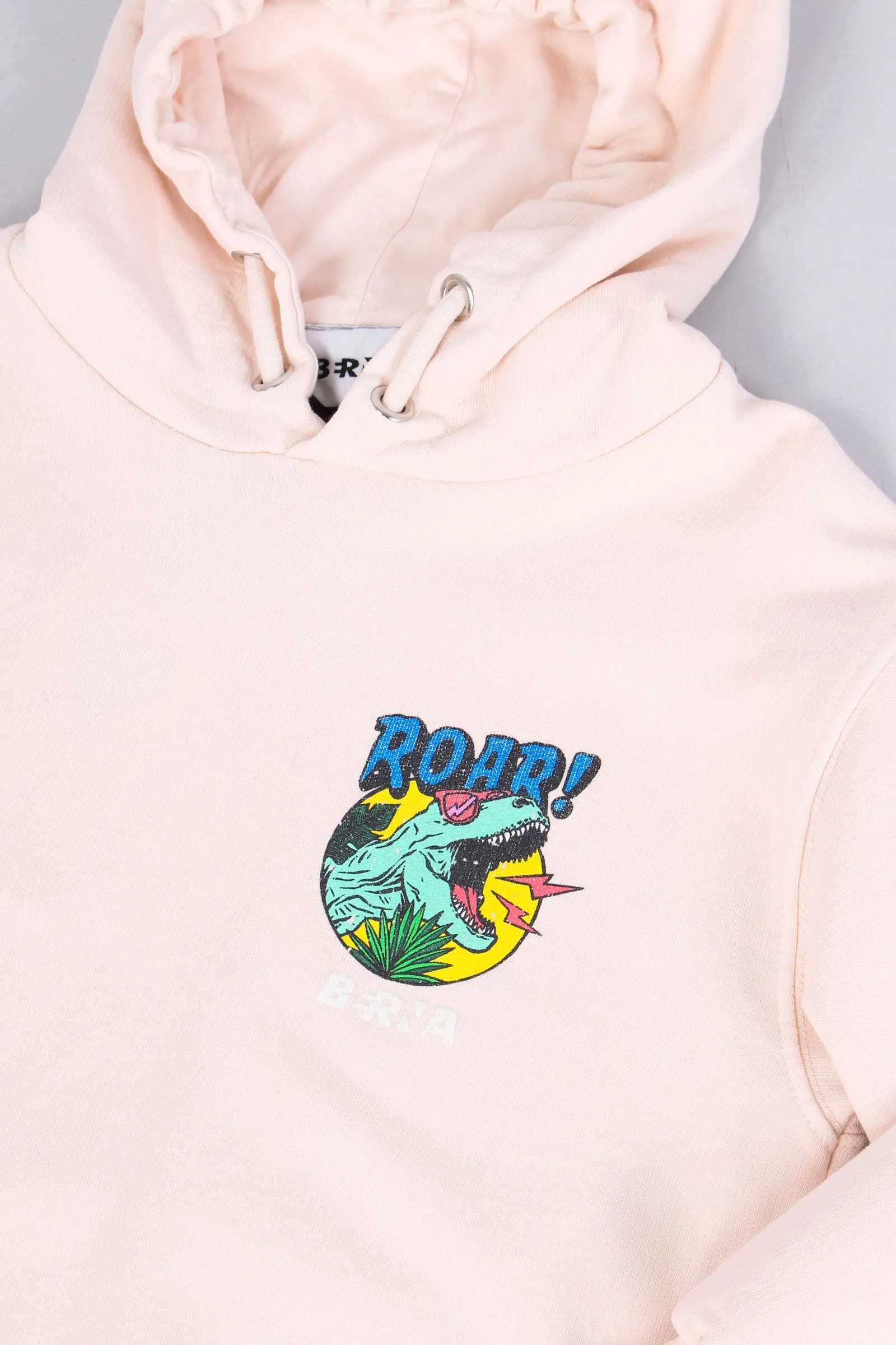 Felpa Hoodie T-rex Crema