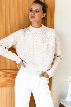 Fisherman Sweater - Ivory