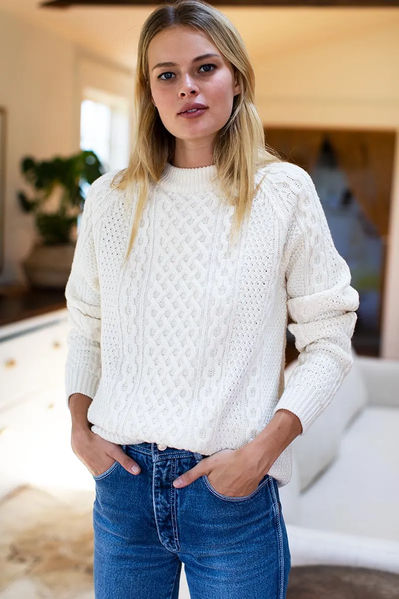 Fisherman Sweater - Ivory