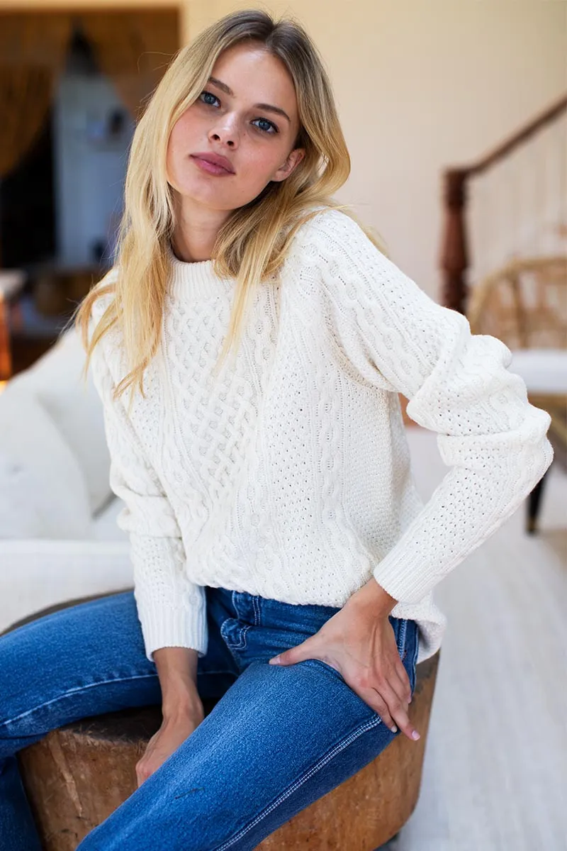 Fisherman Sweater - Ivory