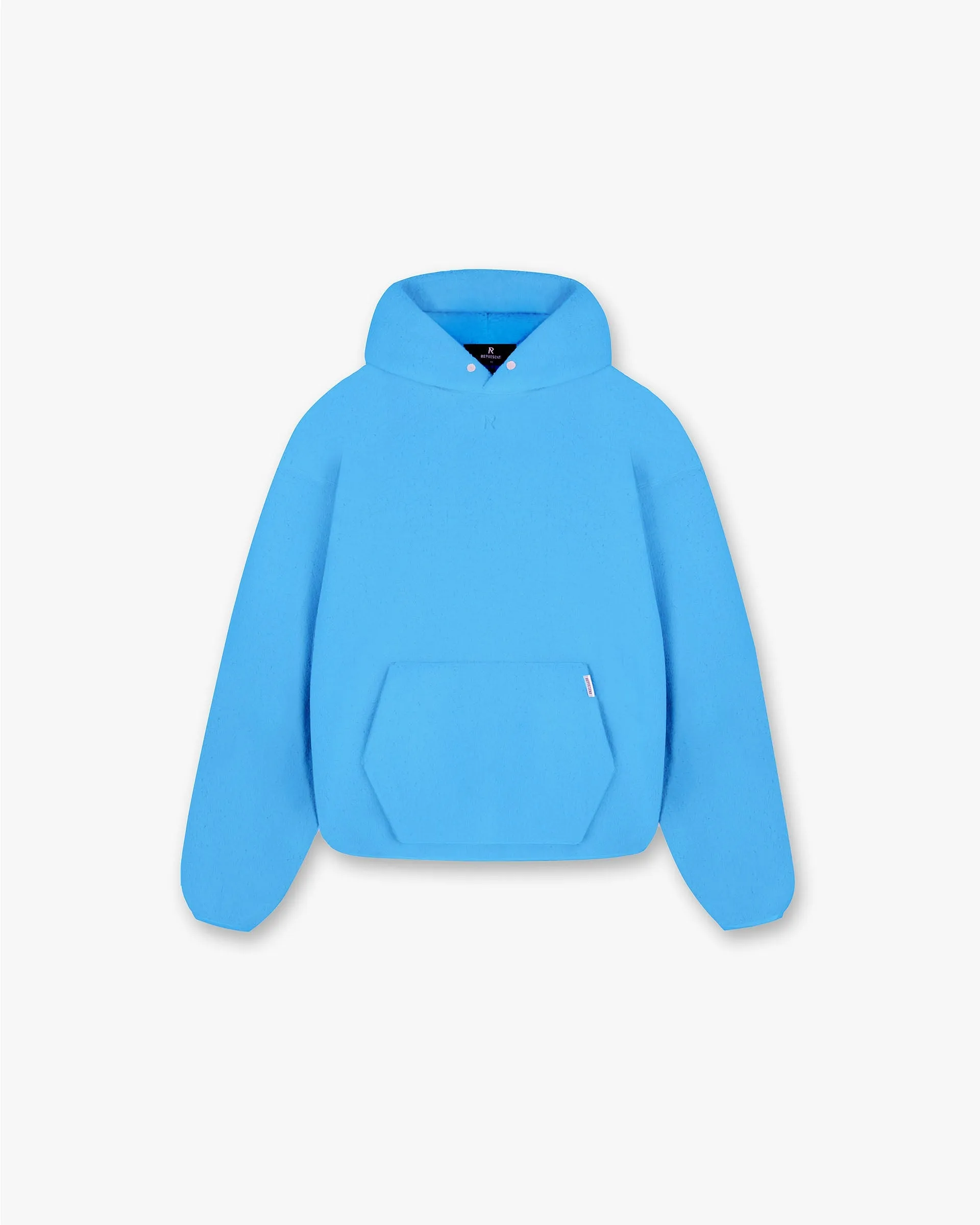 Fleece Oversized Hoodie - Electric Blue