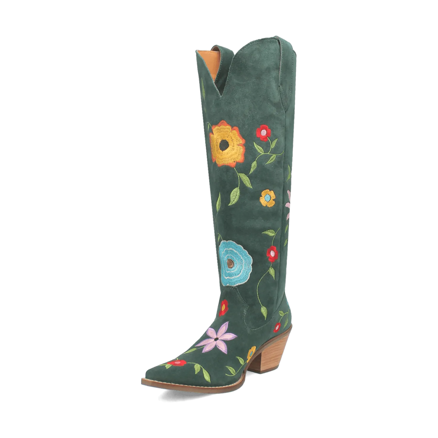 FLOWER POWER SUEDE BOOT