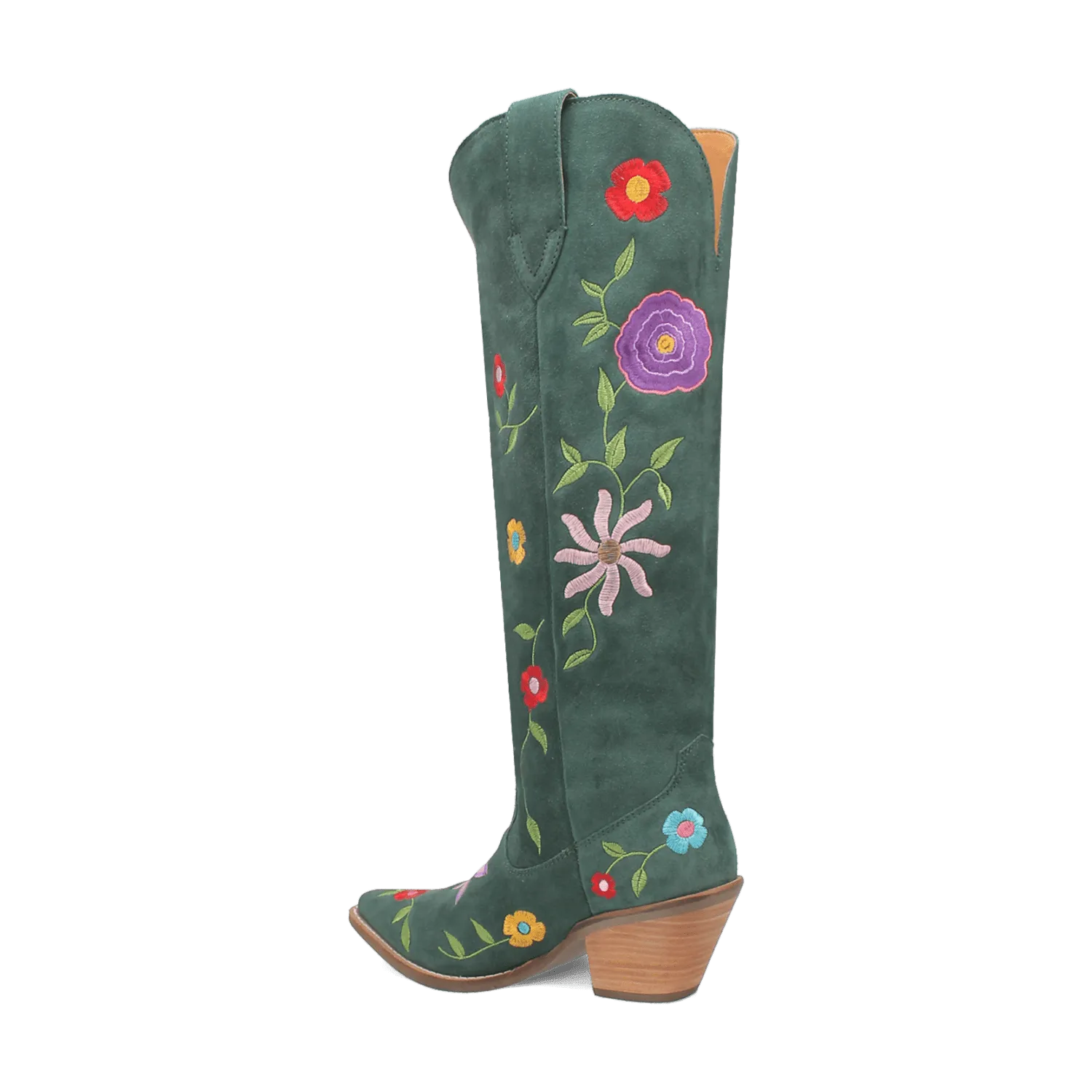 FLOWER POWER SUEDE BOOT