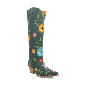 FLOWER POWER SUEDE BOOT