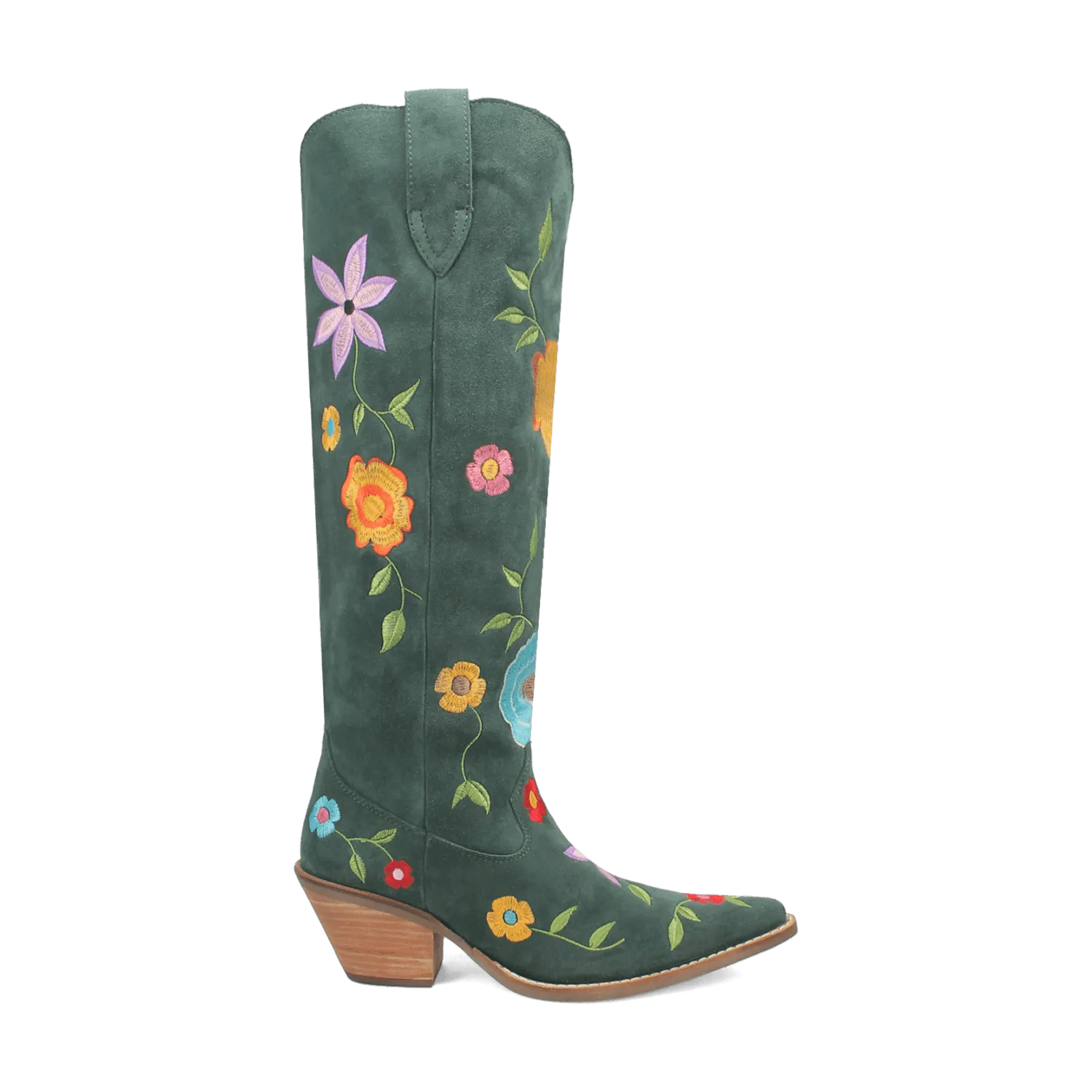 FLOWER POWER SUEDE BOOT