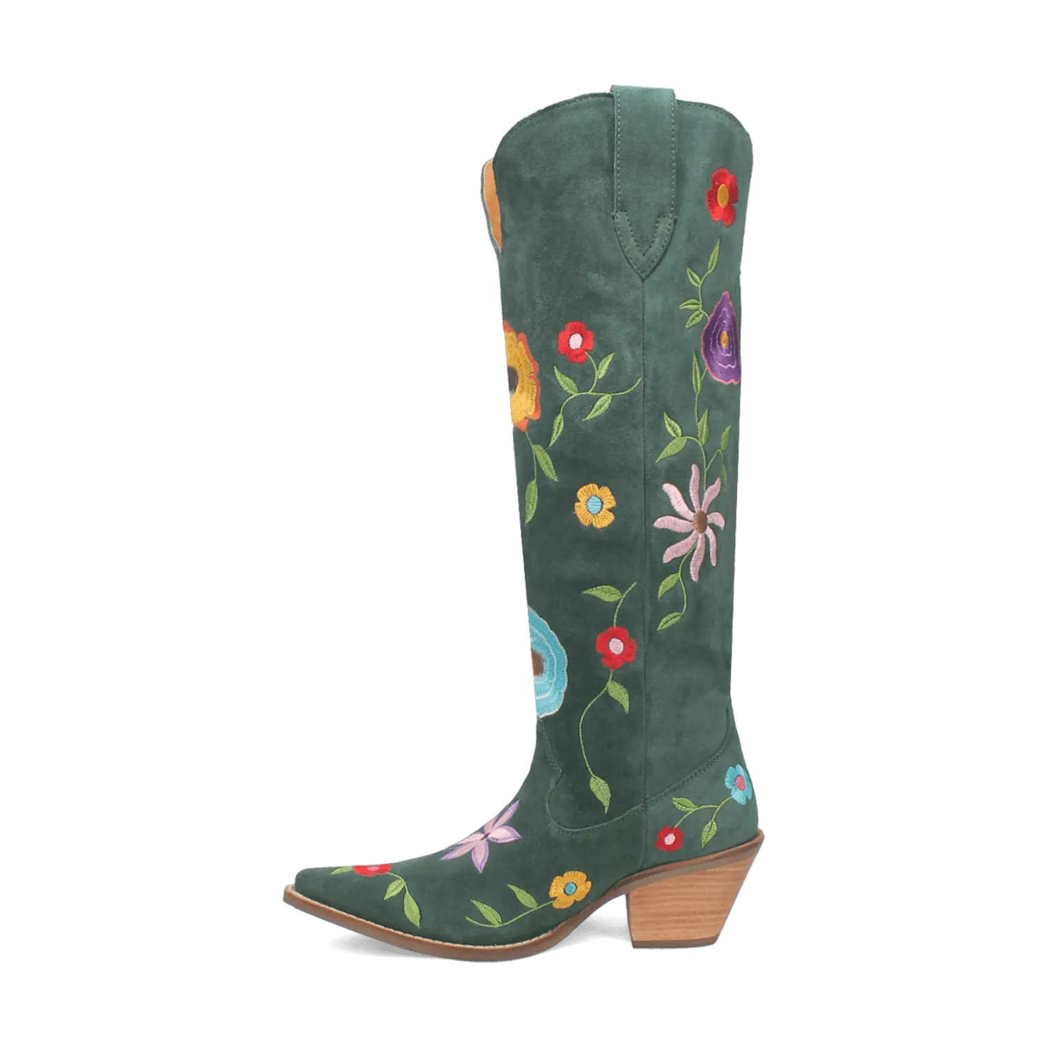 FLOWER POWER SUEDE BOOT